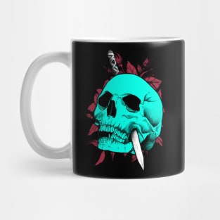 Glow skeleton and flower Mug